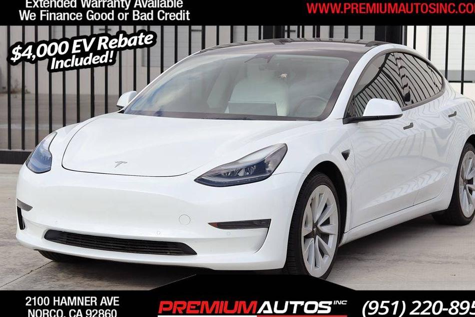 TESLA MODEL 3 2022 5YJ3E1EA9NF203631 image